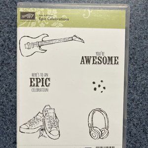 Stampin' Up! Retired Stamp set Epic Celebrations